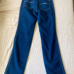 Mid wash blue mid waisted jeans